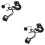 2Pcs De Submersível Para Com E Plugue Us 7