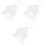 3 Unidades Véu De Noiva Adereço Cabeça Requintado 3