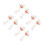 4 De Presilhas De Coelho Com E Pompons Para 6