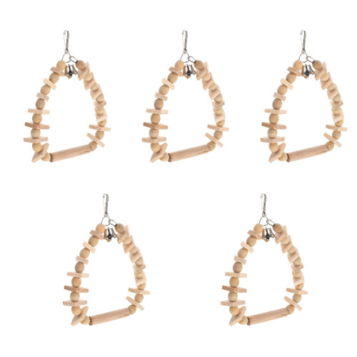 5Pcs Brinquedo De Para Pássaros Suspenso Para 2