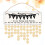 2Pcs Aniversário Calendário Pendurável 8