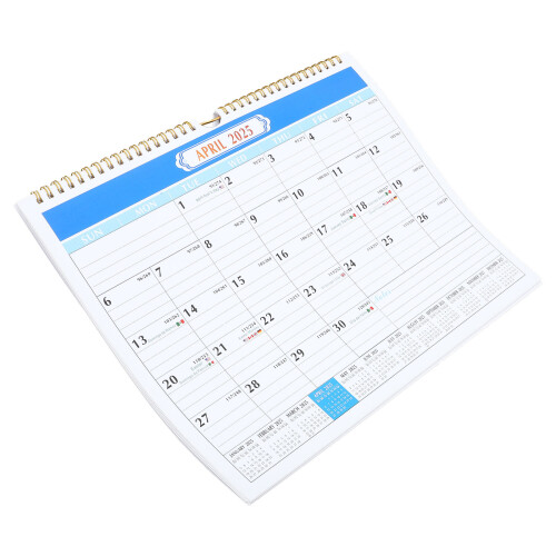 2Pcs Calendário De Parede Planejador De Agenda