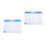 2Pcs Calendário De Parede Planejador De Agenda 8