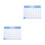 2Pcs Calendário De Parede Planejador De Agenda 4