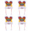 4Pcs Chapéu De Chinês Crianças Festival 5