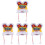 4Pcs Chapéu De Chinês Crianças Festival 2
