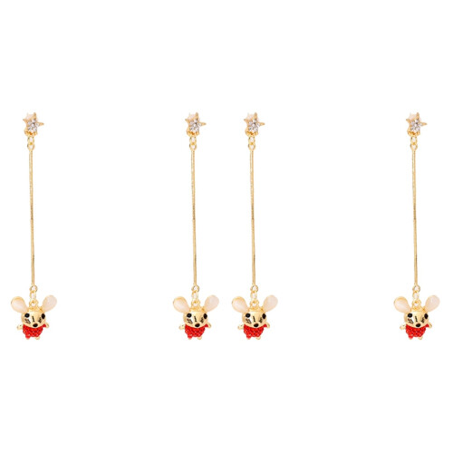 2Pcs Adorável Do Rato Colar Pulseira Para 1