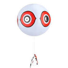 Garten-Schädlingsbekämpfung Ballon - Aufblasbarer Vogelräuber Abschreckungsballon Weiß