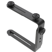 2Stück Metall L-Winkelkamera 1/4 Blitzlicht Halterung