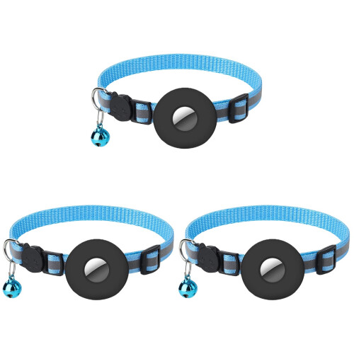 3Stück Reflektierender Haustierhalsband Mit Glöckchen Aufbrechen 1