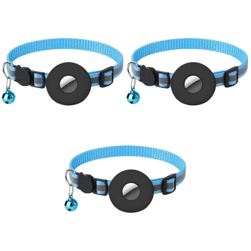 3Stück Reflektierender Haustierhalsband Mit Glöckchen Aufbrechen 2