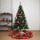 Living And Home 7FT/ 210cm Green Artificial Christmas Tree with Metal Stand 2