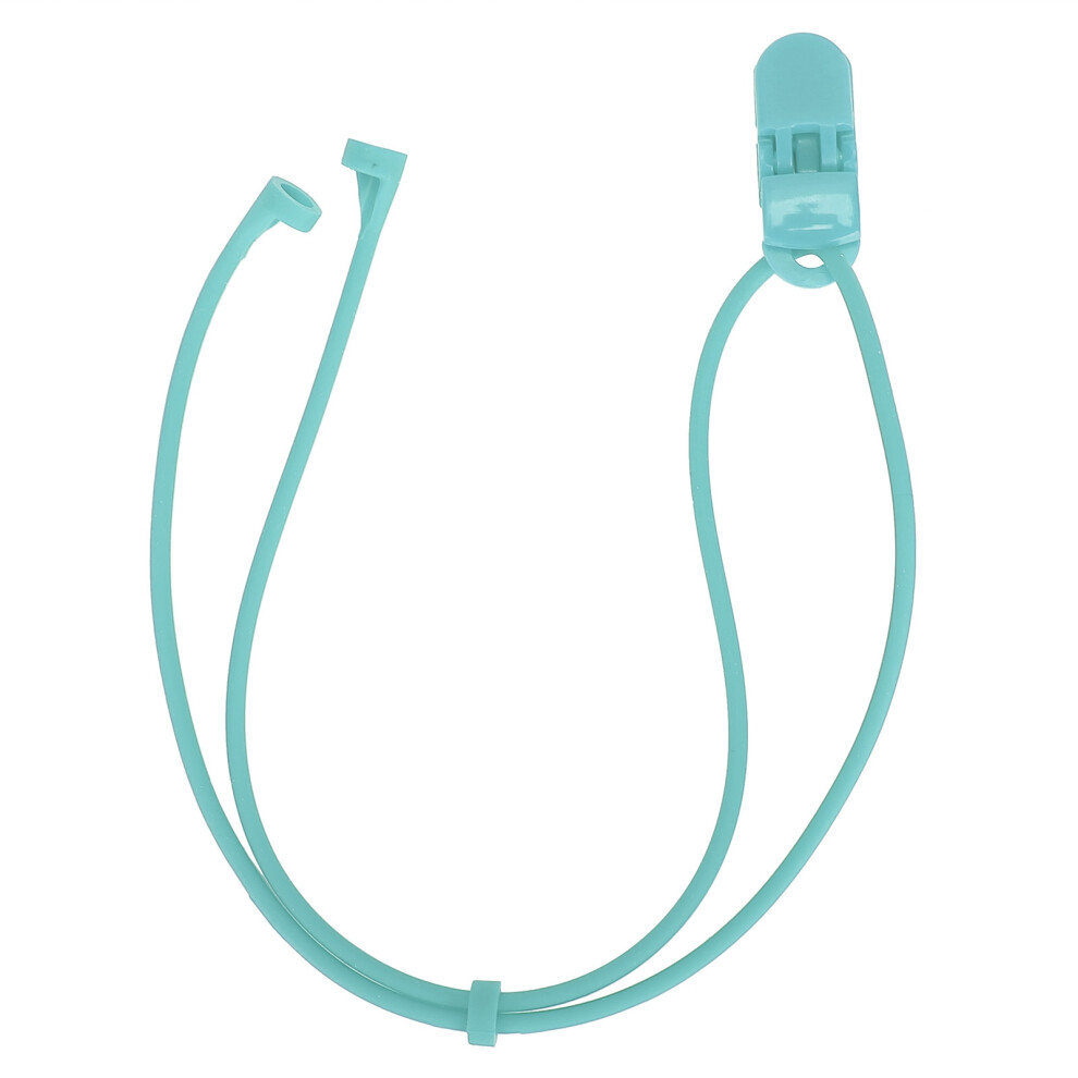 Silicone Anti-Loss Hearing Aid Lanyard for Kids, Green, 30cm