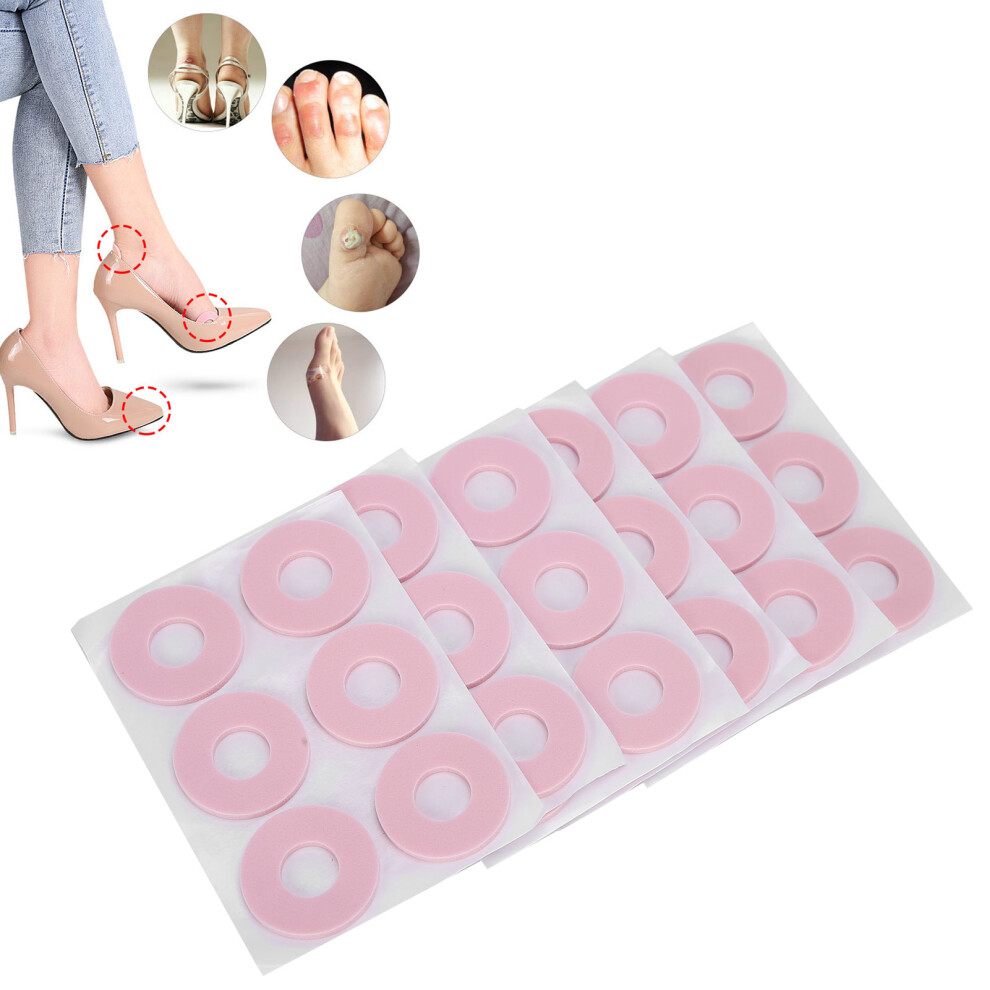 Round L Callus Cushion Corn Pads Elastic Latex Foam Breathable Foot Protector