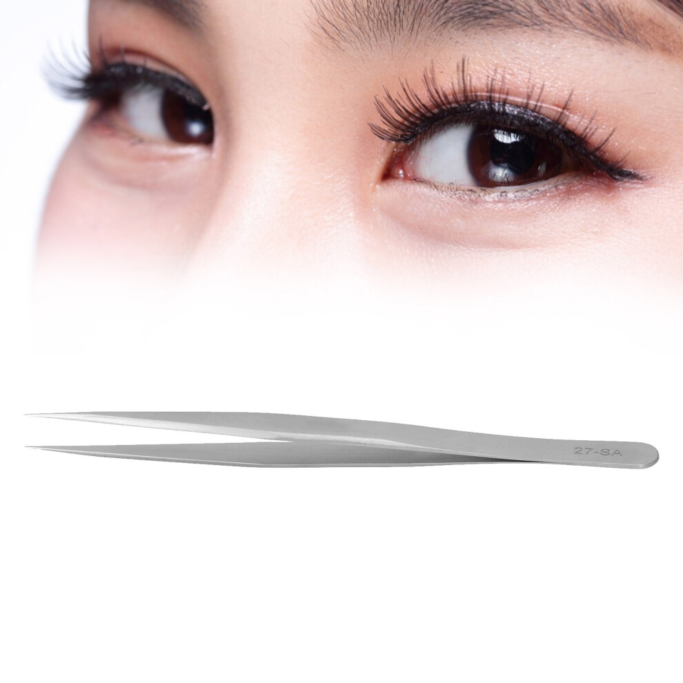 Stainless Steel Eyelash Extension Tweezers SAâ27, High Precision, Anti-Rust