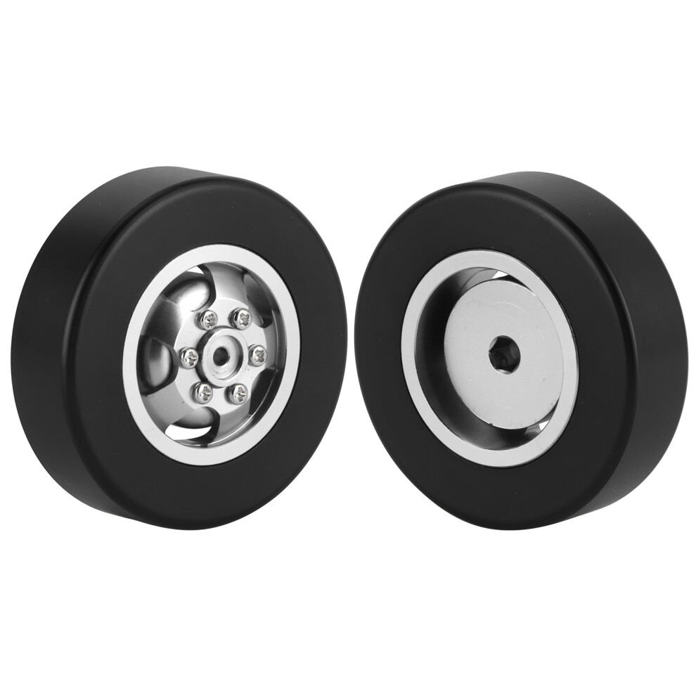 Set Of 2 Drift Tires 54Mm For Wpl D12 Rc Truck Accessories Silver 3191359756629