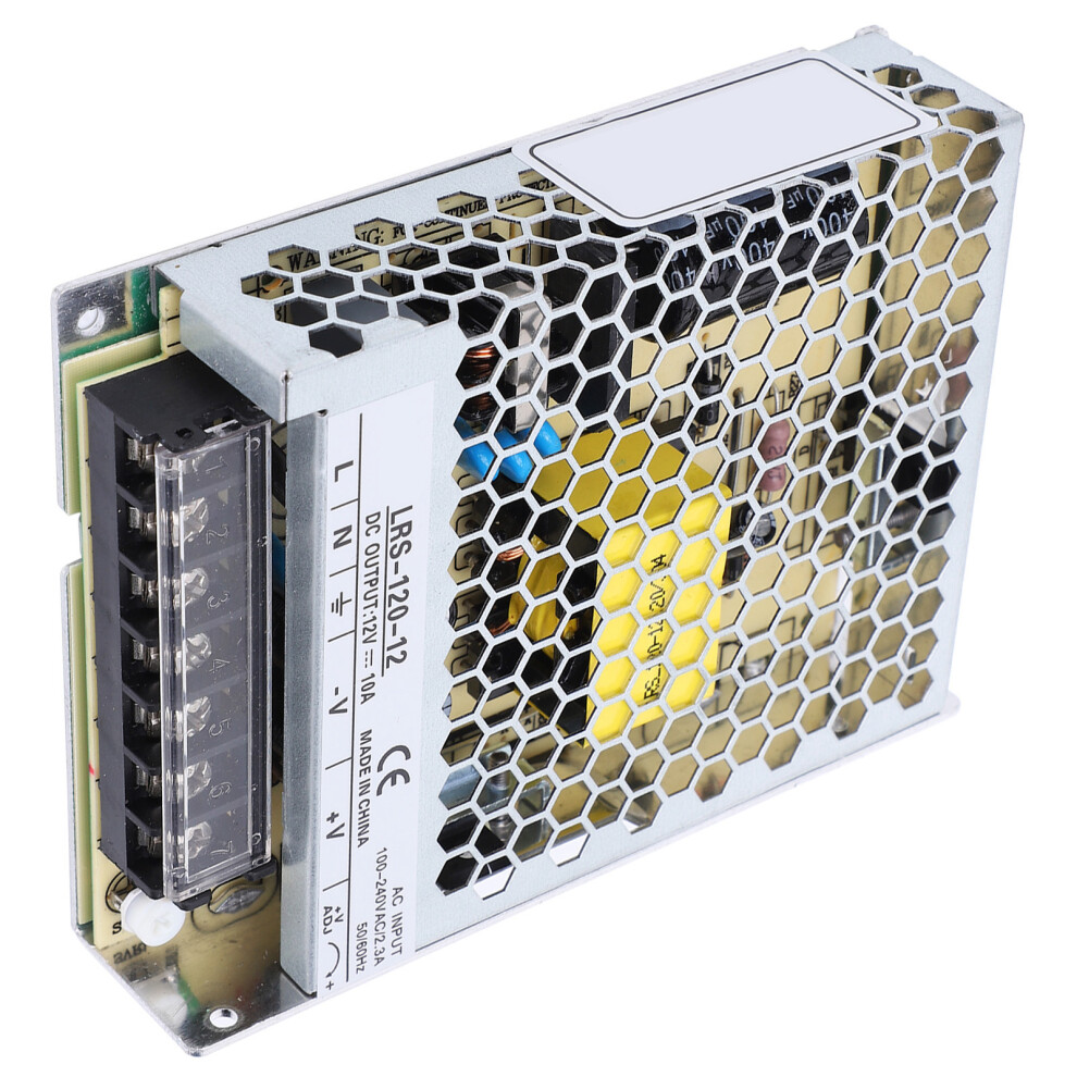 120W Switching Power Supply 12V/24V With Led Indicator And Aluminum Enclosure 4091359757772