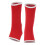 Red Nylon Breathable Ankle Brace Support for Boxing, Pair 1