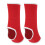 Red Nylon Breathable Ankle Brace Support for Boxing, Pair 12