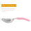 Long Handle Pet Litter Scooper Durable Metal Sift Pink 2