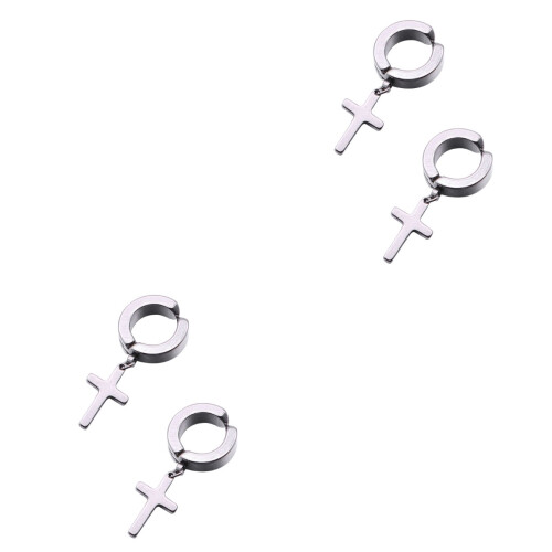 2Stk Ohr Cuff Stechen Unisex Löcher 2
