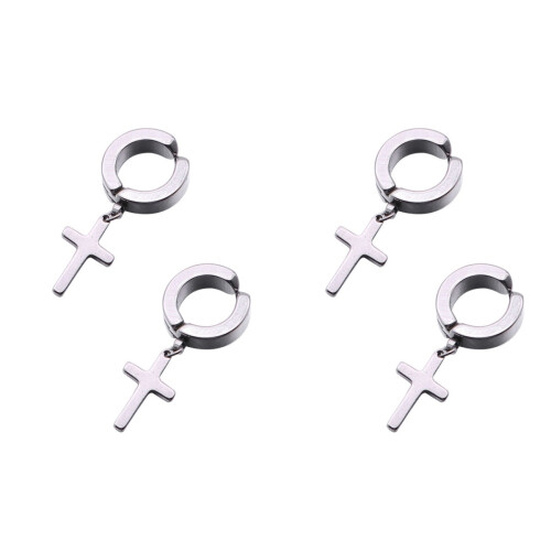 2Stk Ohr Cuff Stechen Unisex Löcher 1