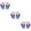 3Stk Kinder Winterhandschuhe Warm Strickhandschuhe 9