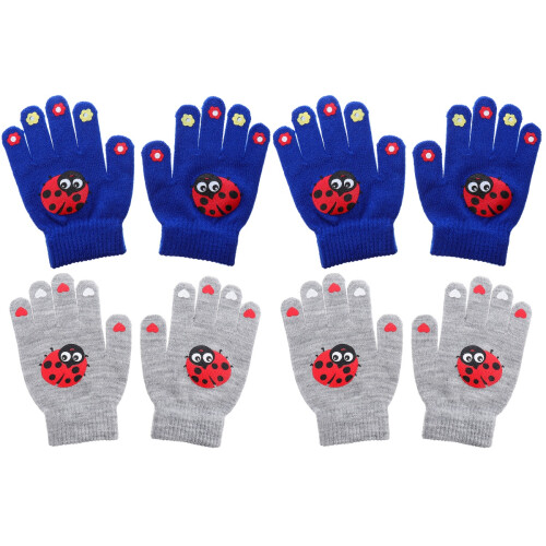 10 Paar Winterhandschuhe Für Kinder, Warm Winddicht 2