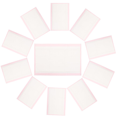 25St Compacte Wegwerp Puppy Pads Roze -Geweven En 1