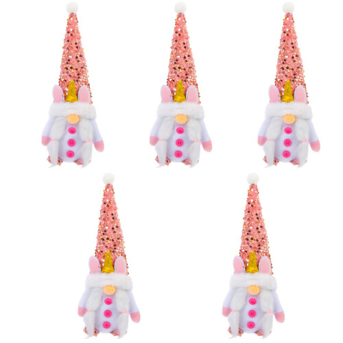 5Stk Valentines Gnome Einhorn 2