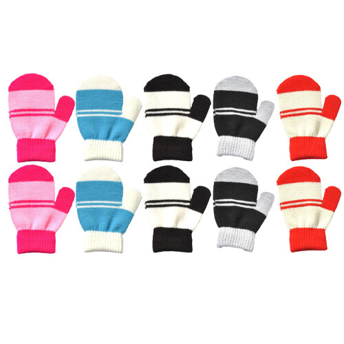 10Paare Kinderhandschuhe Winddicht Fäustlinge 1