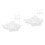 2St Wit Mesh Toys Hammock Speelgoed Opbergen in 4
