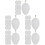 120 Stuks Plastic Ei Speelgoed Diy Doodle Voor Kinderen 8