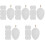 120 Stuks Plastic Ei Speelgoed Diy Doodle Voor Kinderen 5