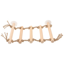 Bird Standing Climbing Toy Bird Ladder Toy Beige 1pack