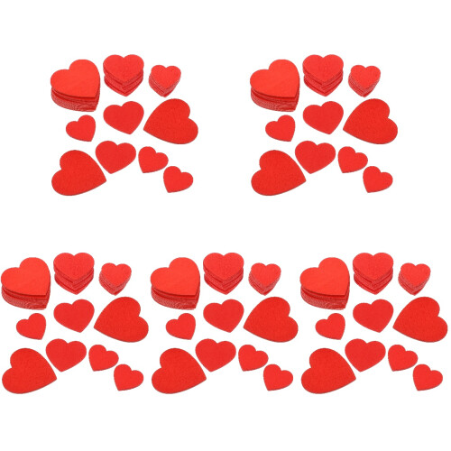 150 Stuks Hartplakjes Uitgesneden Liefde Hart Decor 1