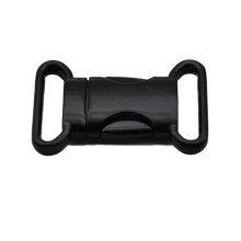 2 Stks Zinklegering Schooltasgesp Veiligheidsgespen Type A 25 Mm Zwart