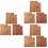 9Sets Retro Briefpapier Set Met Chocolade Kraft Enveloppen 7