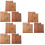 9Sets Retro Briefpapier Set Met Chocolade Kraft Enveloppen 8