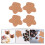 50 Stuks Papieren Chocolade Inlegvormen Compartiment 6