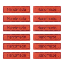 50 Stuks Handgemaakte Leren Labels Met Gat Voor Kleding En Diy