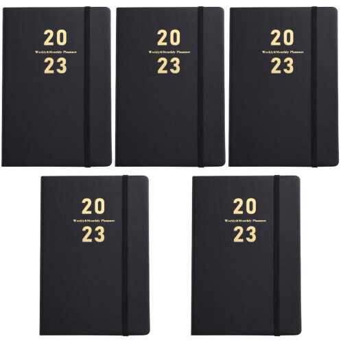 5St Compact A5 Notepad Zwart Voor En Kantoor Efficiënt Gebruik 2