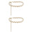 2 Imitatie Parels Ketting Taille Hanger Vrouwen Wit 5