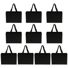 30Stk Schwarze Papiertüten Mit Ideal Für Geschenke Und Snacks