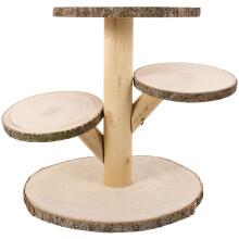 2Stk Holz Cupcake 4 Stabiler Dessert Display Halter