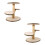 2Stk Holz Cupcake 4 Stabiler Dessert Display Halter 6