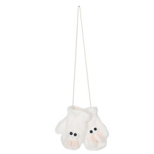 2 Paren Vrouwen Fauxbont Muffen Handschoenen Zachte