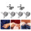 3Sets Zilveren Knitting Ring Met Creatieve Phoenix Voor DIY 10