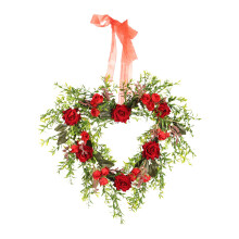 3Stk Simulation Rosenkranz Valentinstag Haustür Bunt