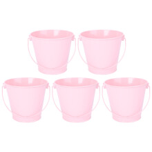 10 Weißblech Eimer Mini Pflanzgefäß Für Hochzeit Pink